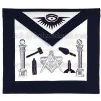 Masonic Apron - Tools Navy Blue Apron