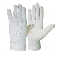 Masonic White Cotton Gloves Without Emblem