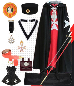 Knights of The Malta Regalia