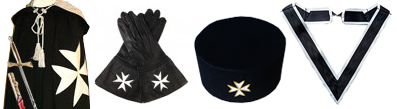 Knights of The Malta Regalia