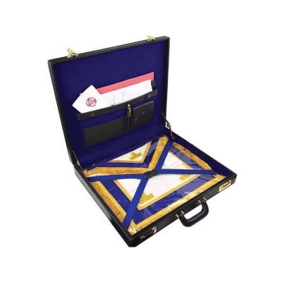 MASONIC APRON CASE - BLACK GRAND HARD BRIEFCASE