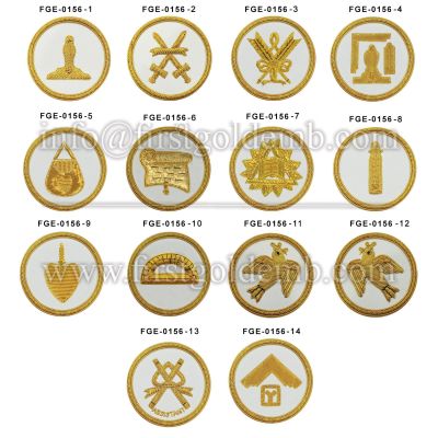 Masonic Craft Provincial Apron Badges Ranks