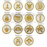 Masonic Craft Provincial Apron Badges Ranks