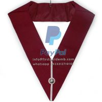 Provincial Steward Craft English Regulation Collar - Wide Burgundy