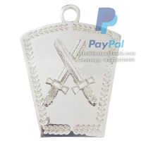 Masonic Mark Officer Collar Jewel Sword Barrier