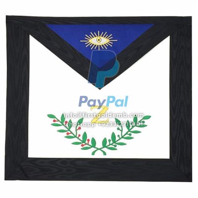 4th Degree Apron Masonic AASR Machine Embroidered