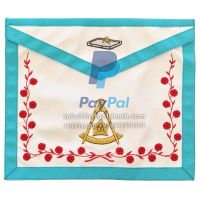 14th Degree Scottish Rite Apron - White & Sky Blue