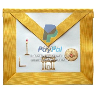 16th Degree Scottish Rite Apron - White & Gold