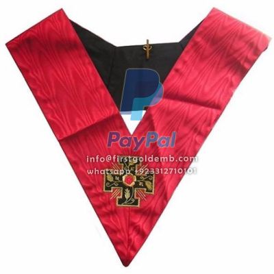 18th Degree Scottish Rite Collar - Croix Potencee