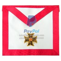 18th Degree Scottish Rite Apron - White & Red