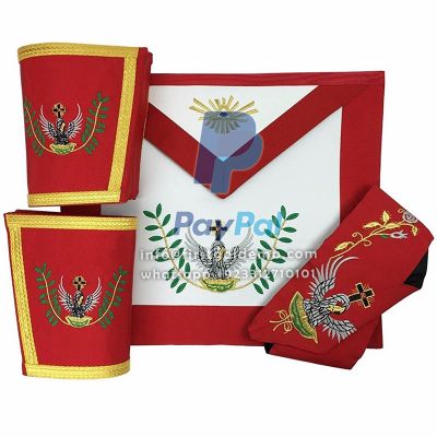 18th Degree Scottish Rite Regalia Set - Machine Embroidery