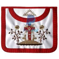 18th Degree Scottish Rite Apron - White & Red