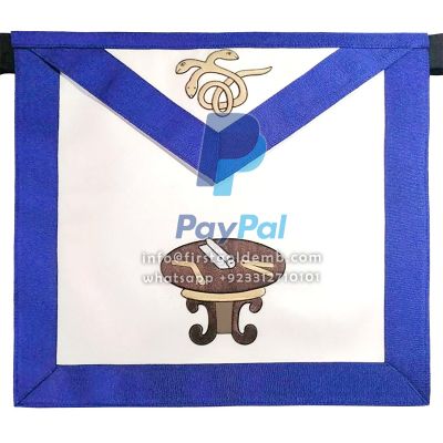 22nd Degree Scottish Rite Apron - White & Blue