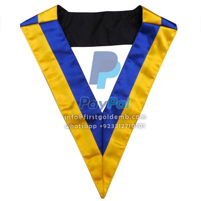 20th Degree Scottish Rite Collar - Blue & Yellow