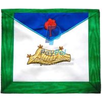 24th Degree Scottish Rite Apron - Green Blue