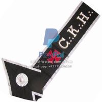 30th Degree Scottish Rite Sash - CKH Black Templar cross