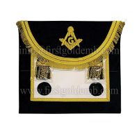 AASR Rosettes Black Apron