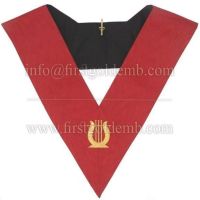 Masonic AASR collar 18th degree - Knight Rose Croix - Musician