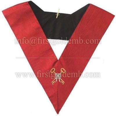 Masonic AASR collar 18th degree - Knight Rose Croix - Treasurer