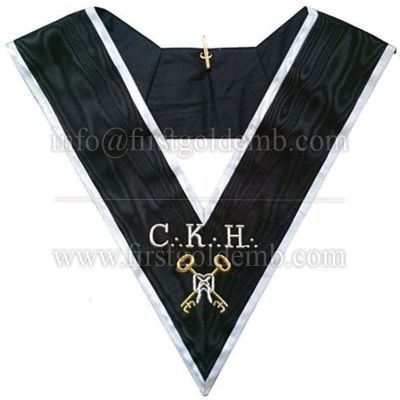 Masonic Officer's collar - ASSR - 30th degree - CKH - Grand Trésorier