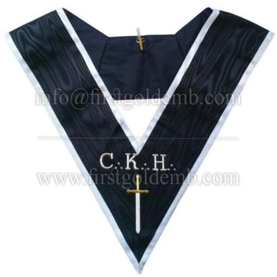 Masonic Officer's collar - ASSR - 30th degree - CKH - Grand Guard of the Camps