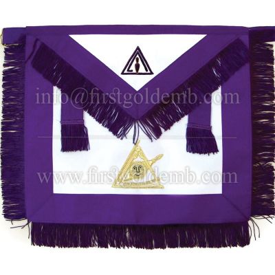 Masonic PTIM Past Thrice Illustrious Master Apron