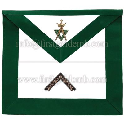 Allied Masonic Degree AMD Officer Apron - Worshipful Master