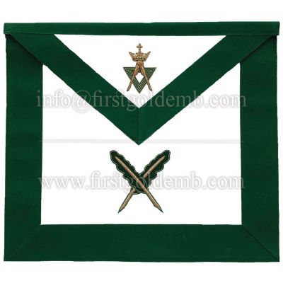 Allied Masonic Degree AMD Officer Apron - Secretary