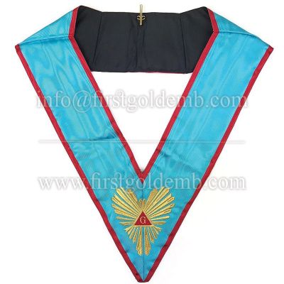 High Quality Masonic Memphis Misraim Officer's collar