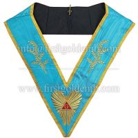 Masonic Memphis Misraim Past Master Worshipful collar