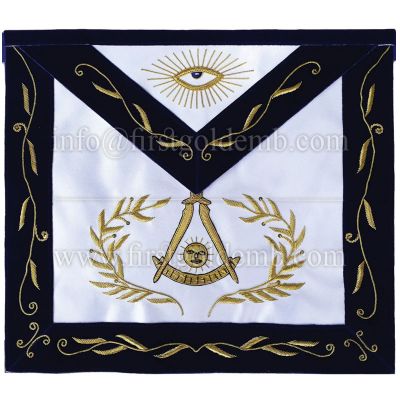 Masonic Blue Lodge Past Master Apron