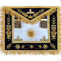 Past Master Sun Apron Bullion Hand Embroidered Vine Work