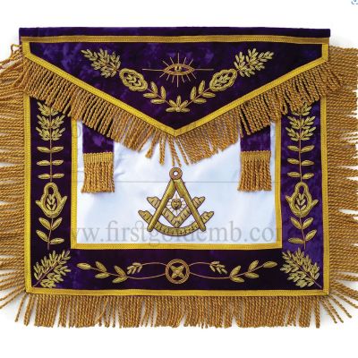 Masonic Grand Lodge Past Master Apron