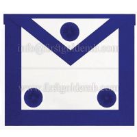 Masonic Master Mason Apron Royal Blue