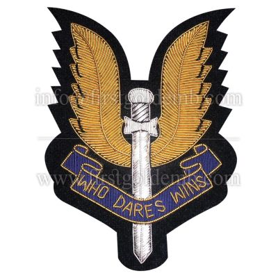 Who Dares Wins Bullion Blazer Badge