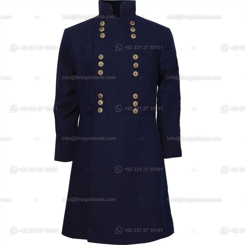 Union Frock Coats With Three Step-Three Button