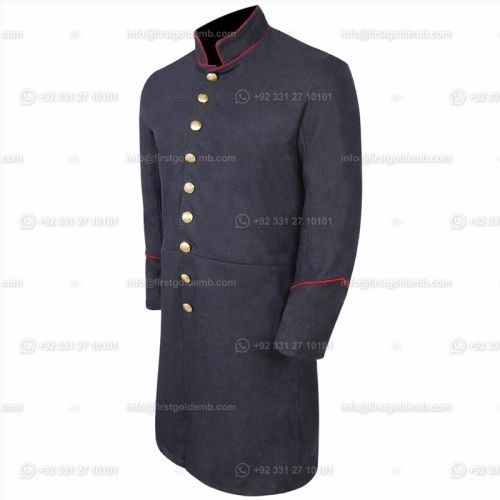 Union Frock Coats With Cuff Red line