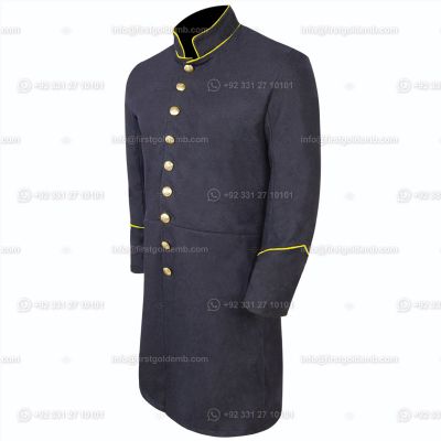 Union Frock Coats With Cuff Yellow line