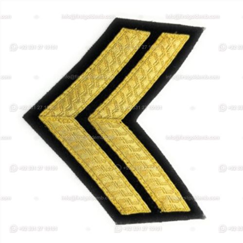 Strip Black and Gold  Chevron