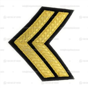Strip Black and Gold  Chevron