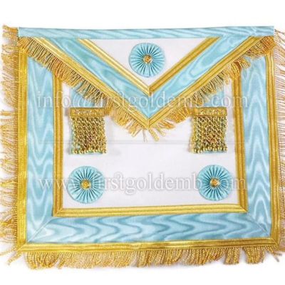 Centennial /Canadian Master Mason Apron Golden Fringe