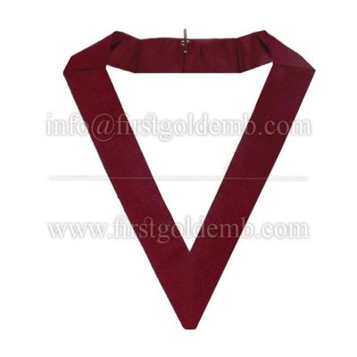 OFFICERS ORDER OF ATHELSTAN OFFICER COLLAR - MAROON