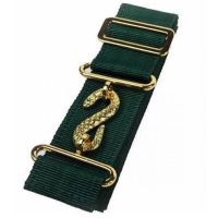 Masonic Belt Extender Green