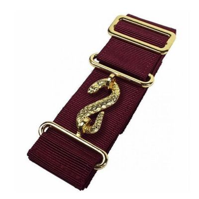 Masonic Belt Extender Maroon